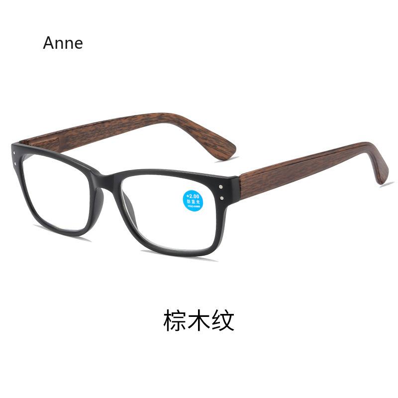 New Retro Anti Blue Light Reading Glasses Women Men Wood Frame Presbyopic Eye Glasses Unisex Reading Eyewear Degree +1~+4