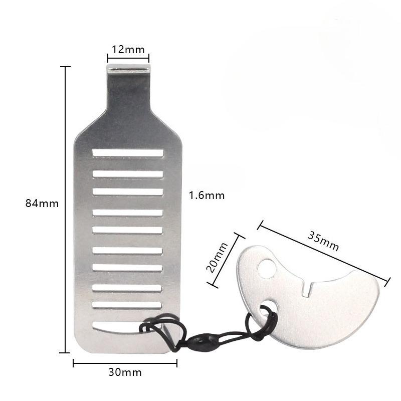 Portable 8cm Stainless Steel Door Blocker, Anti-Theft Security Lock for Home, Hotel & Travel, Privacy Protection Tool