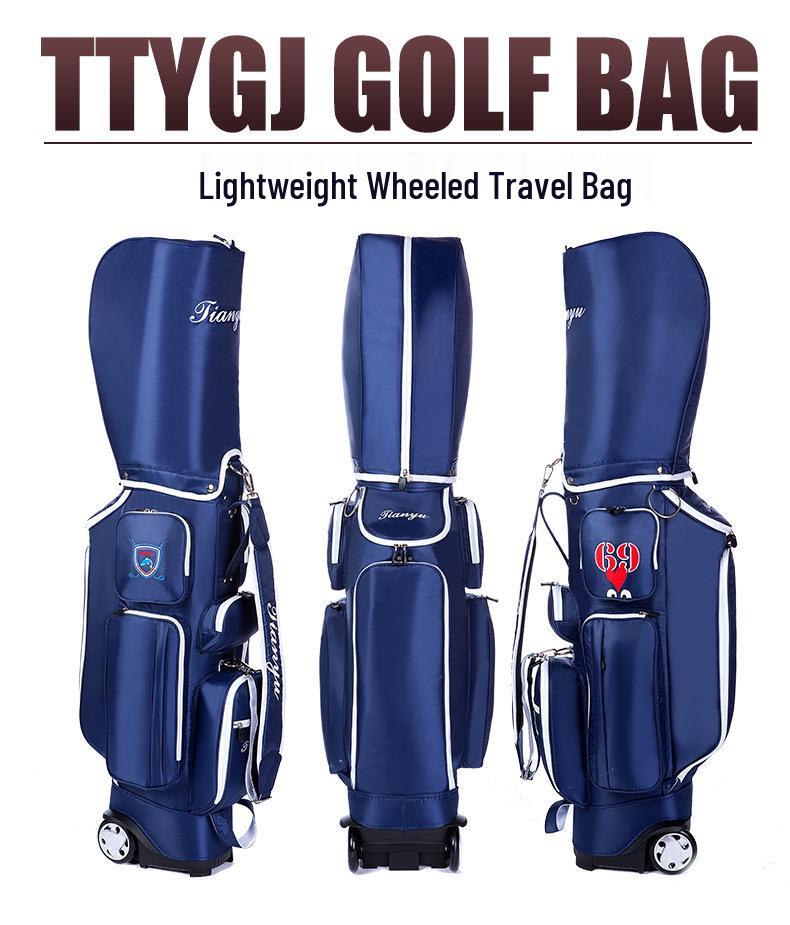 Waterproof Trolley Golf Bag: Lightweight, Wear-Resistant Club Storage for Men & Women