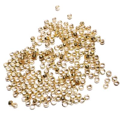 1000 pezzi 2x2 mm fermaglio per perline ciondoli collana braccialetto fai da te KC