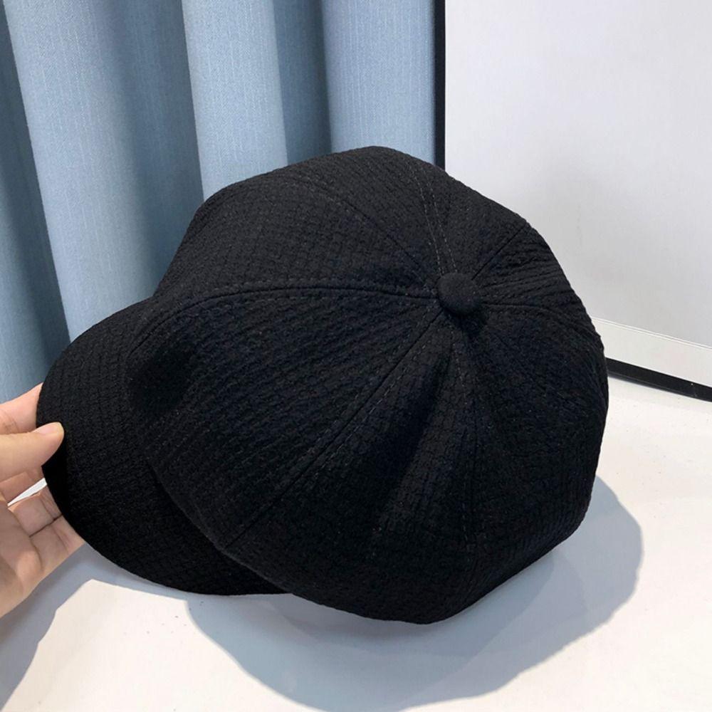 New Octagonal Newsboy Hat Accessories Retro Visors Cap Fashion Designer Berets Caps Women