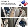 prendre Valve Caps Air Valve Caps 4pcs Tire Paw Customized Aluminum Alloy (Red) PR-NIKUVAL22-RD