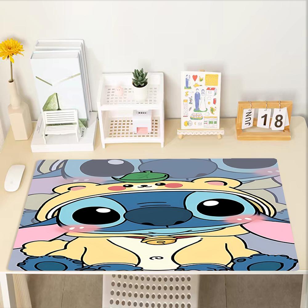 Stitch Theme Mouse Pad, Non Slip Rubber Base, Multifunctional Office & Home Decor, Perfect for Workspace Personalization.