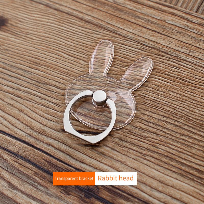 

Universal Transparent Finger Ring Mobile Phone Smartphone Stand Holder For iPhone 12 Xiaomi Samsung Smart Phone Car Mount Stand