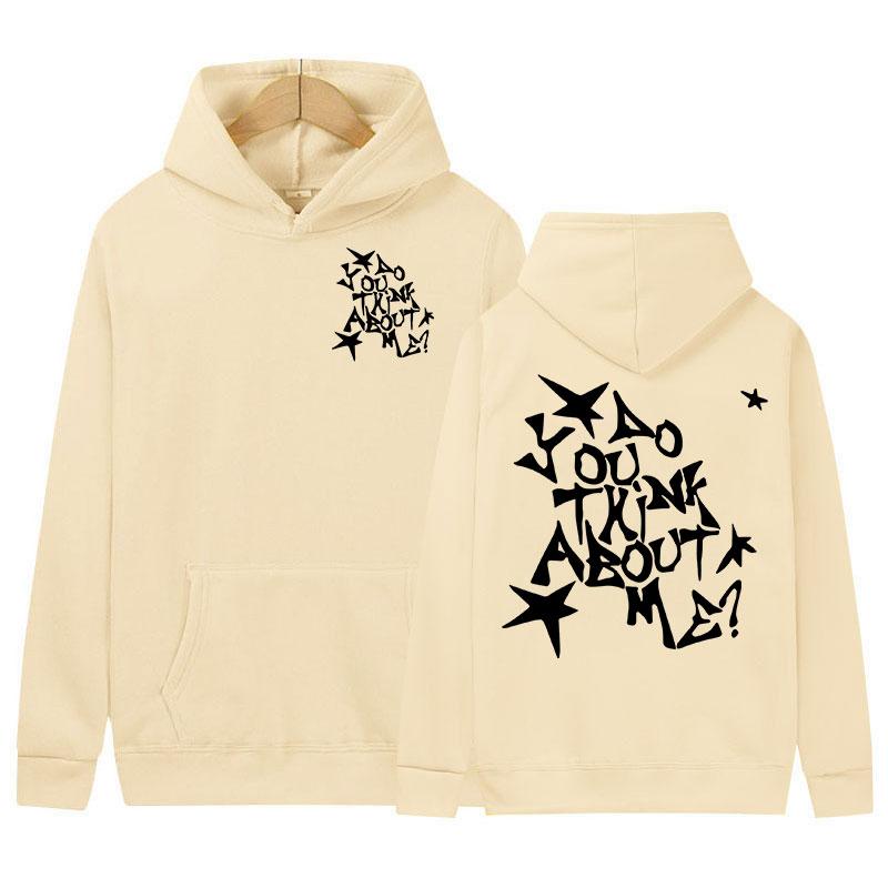 Rapper NSQK DO YOU THINK ABOUT ME Tour 2025 New Print Hoodies Men Women Fashion High Quality Sweatshirt Hip Hop Clothing Hooded