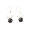Black Tourmaline Gemstone 925 Sterling Silver Jewelry Handmade Earrings 1.63" EE-152-34