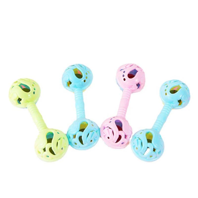 3Pcs Double-Headed Hand Rattle Party KTV Toys To Appease The Small Toy Rattle Toy Shower Hand Holding Bell Gift