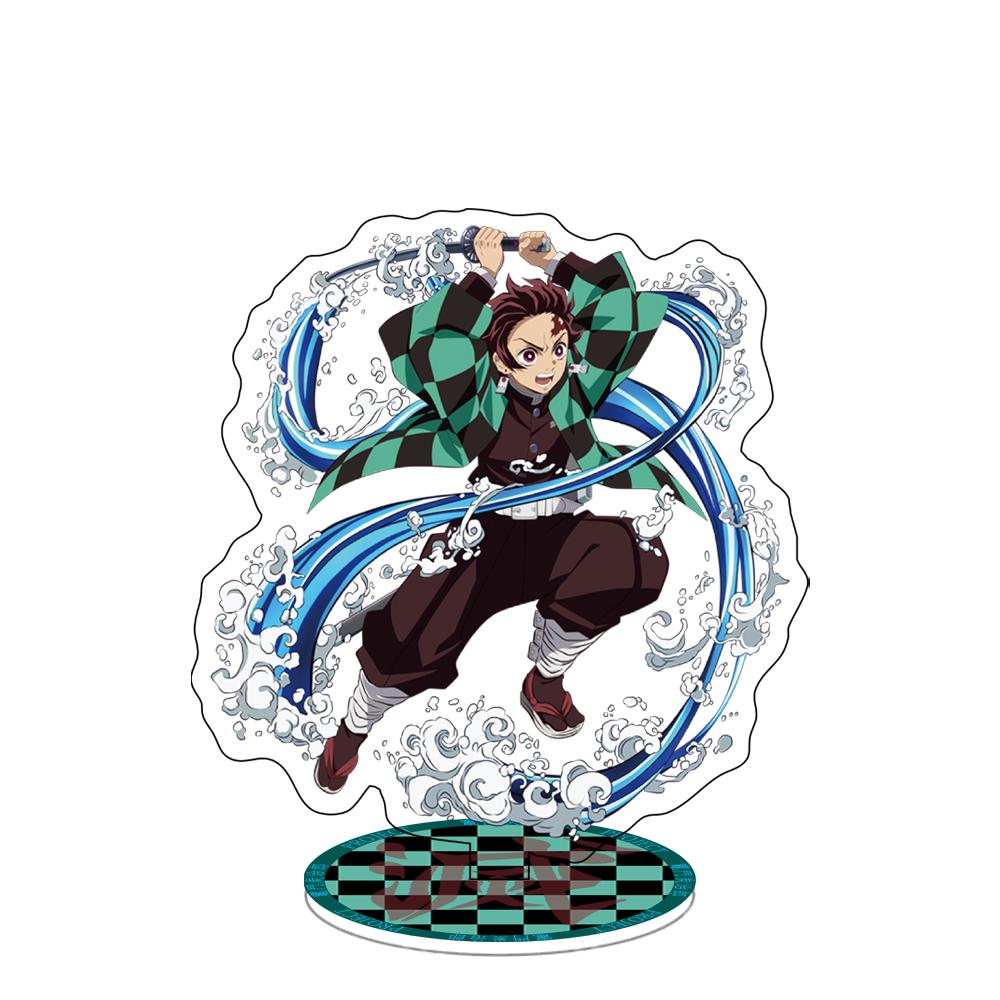 Anime Demon Slayer Peripheral Acrylic Stand Figure Kimetsu No Yaiba Douma Kokushibo Akaza Desktop Decoration Fans Collect Gift