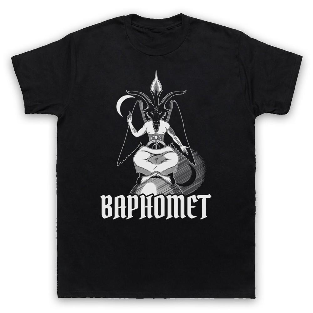 

Baphomet Occult Sabbatic Goat Deity Idol Symbol God Mens And Womens T-Shirt L