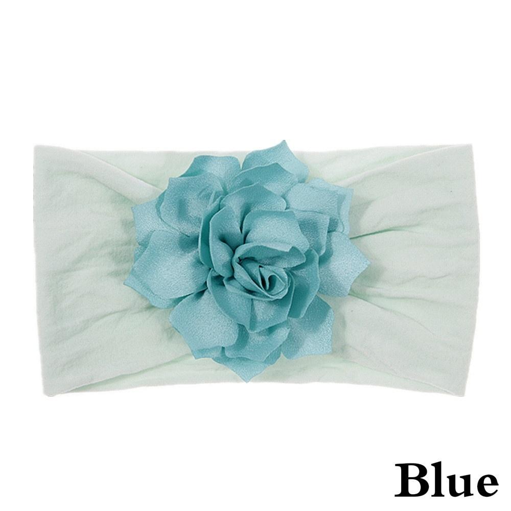Lovely Baby Headband Turban Flower Newborn Baby Girl Elastic Hairband Hair Accessories