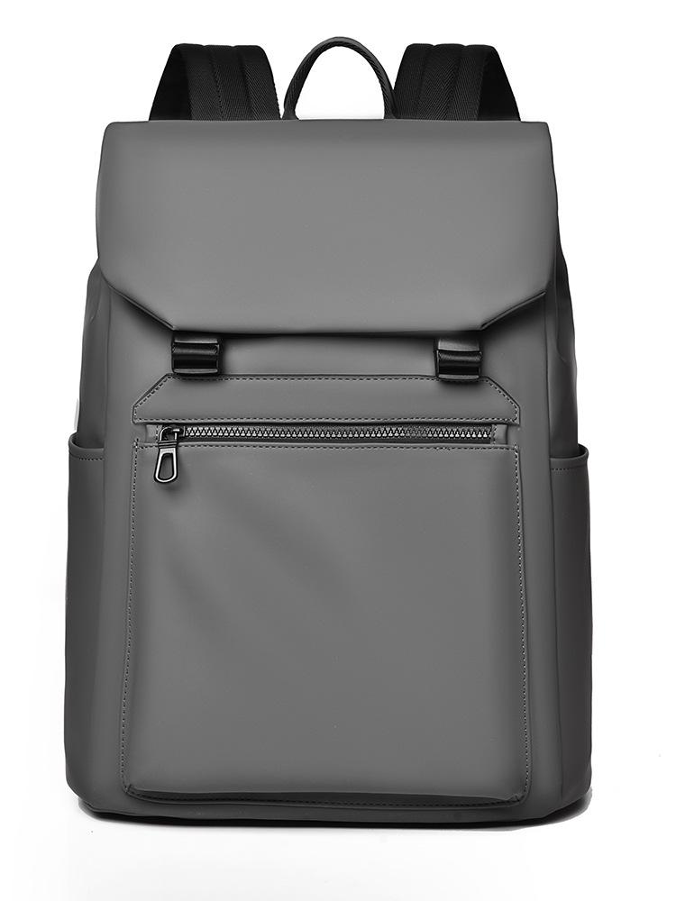 Мужской 16-дюймовый водонепроницаемый уличный компьютерный рюкзак высокого класса серый