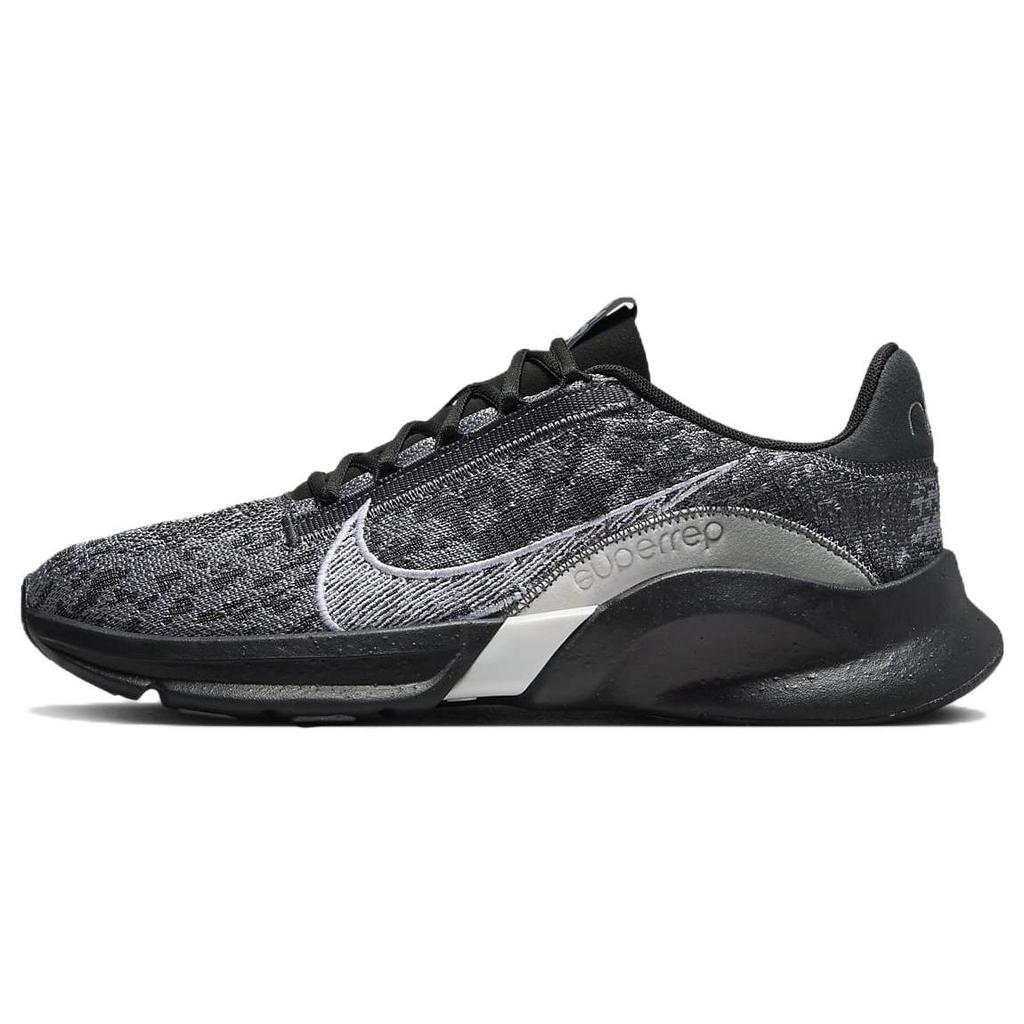 Nike SuperRep Go 3 Next Nature Flyknit Anthracite Cool Grey Men Sneakers Black White DH3394-006