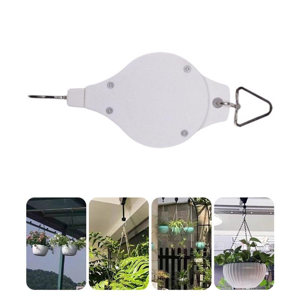 

Шкив Цветочный Горшок Крючок Выдвижной Горшок Вешалка Креативная Цветочная Корзина Подъемные Крючки Газон