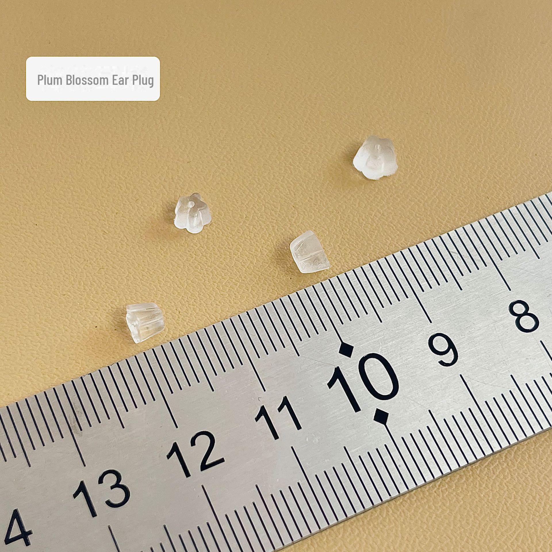 

Силиконовые гипоаллергенные беруши с прозрачными колпачками и шипами, препятствующими падению Plum blossom plug-large size [1 pair]