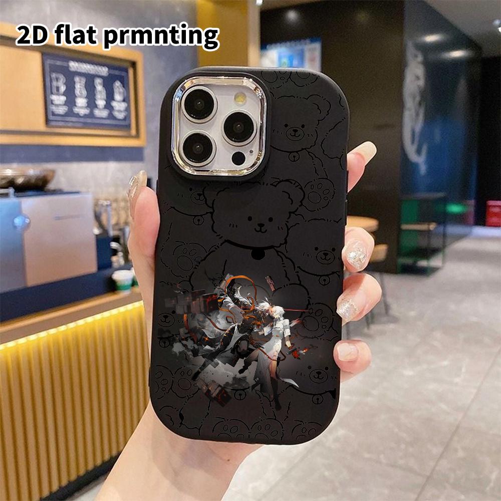 Phone Case: 2D Flat Design Suitable for iPhone 18 17 16 15 14 13 Pro Protective Case, Couple Style, Flame Effect, Christmas and Halloween Gift