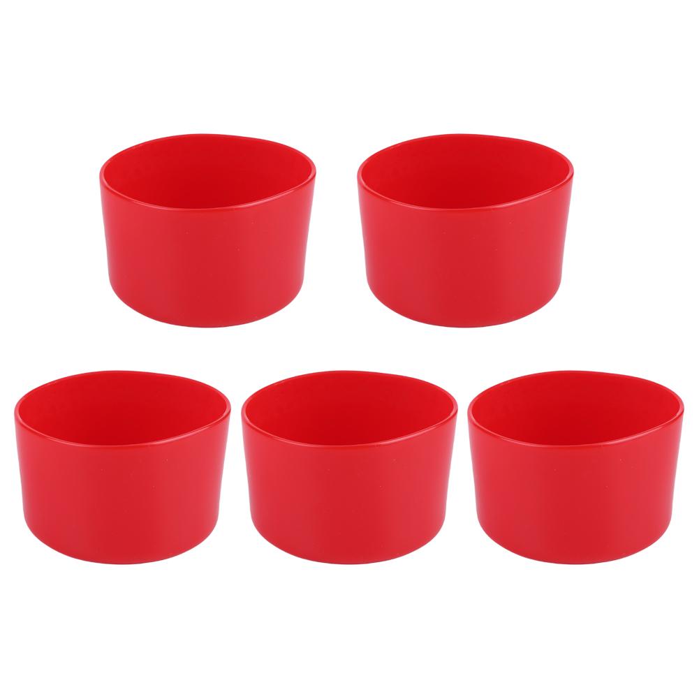 5PCs Round Bolt Covers Caps Flexible Screw Cover End Cap Screw Thread Protectors for Metal Tube Rod Bolt 60-63mm