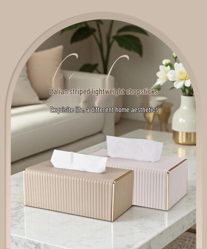 Hochwertige große Leder-Taschentuchbox für Wohnzimmer, Hotel, Büro und Besprechungsraum – Luxuriöser Stil.