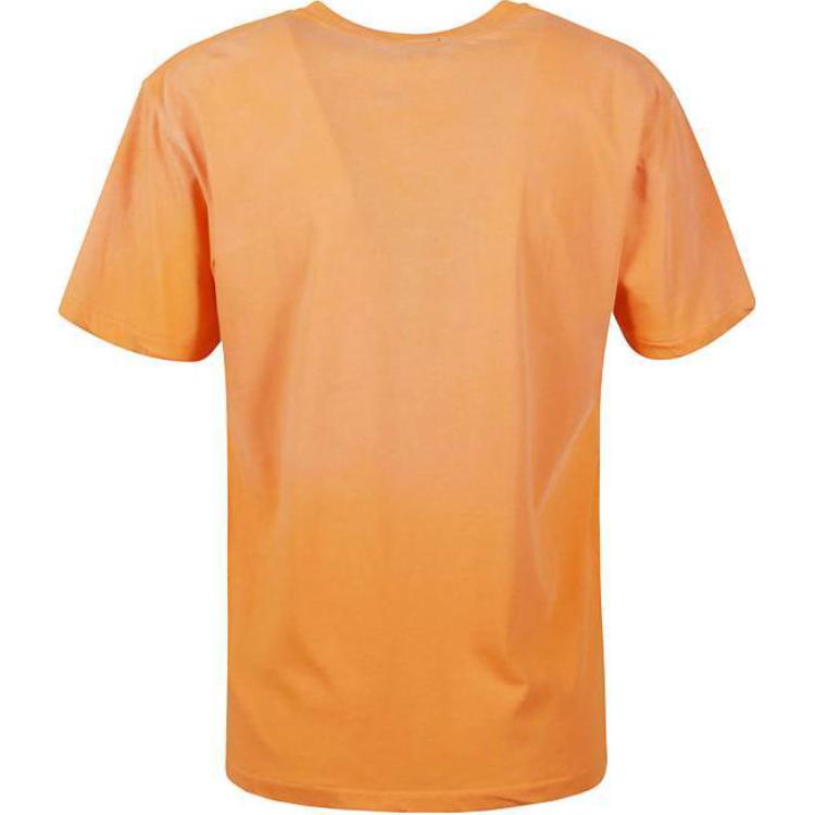 Polo Ralph Lauren Color Blocked Fitted Crew Neck Short Sleeve T-Shirt Women tops Orange 211935591-001