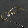 Premium Gold Color Frame Reading Glasses Men Luxury Anti Glare Lenses Blue Light Reading Glasses Women +0.75 To +4