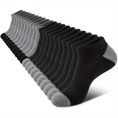 Breathable Mesh Sports Socks - Moisture Wicking and Elastic, Classic Design for All Seasons Comfort, Machine Washable Casual Style Sock Set