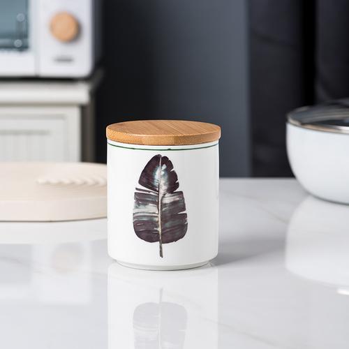 Food Grade Sealed Jar Ceramic Storage Jar Household Kitchen Grains Storage Jar Nut Tea Coffee Storage Box/collection Utensils
