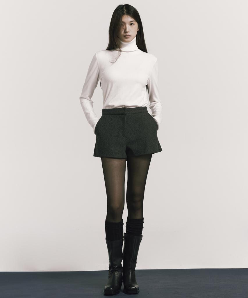 Nigaennikol Tailored Warm Short Pants_Charcoal