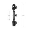 Motorcycle Bike Panoramic Monopod Handlebar Double Clip Bracket for Insta360 One X2 GoPro 11 10 9 Selfie Stick Camera Accessory