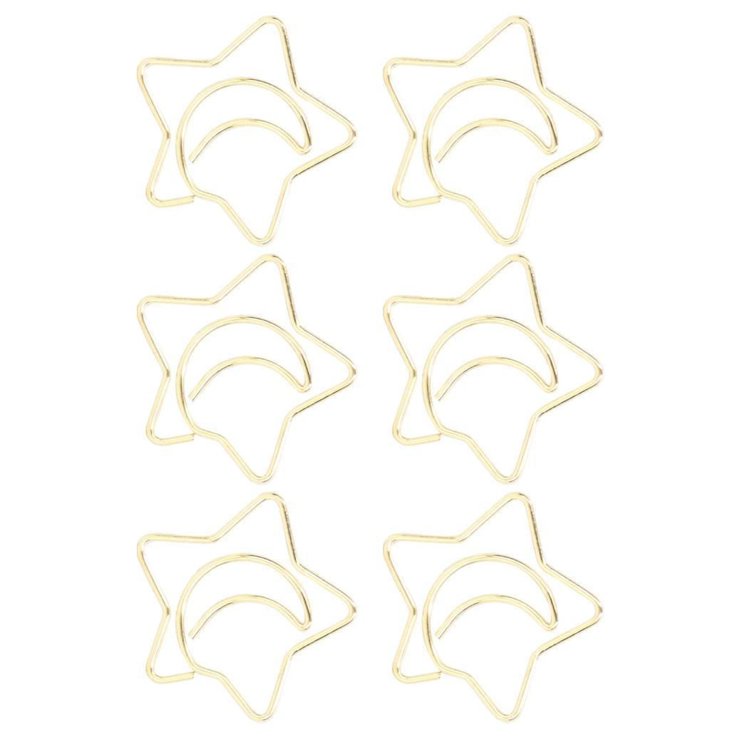 100pcs Metallic Paper Clips Electroplating Process Golden Paper Clips Anti Rust Paper Clips Non Skid for File