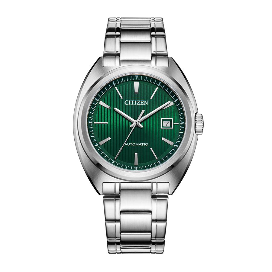 Автоматические мужские часы Citizen NJ0101-78X из нержавеющей стали зелёный