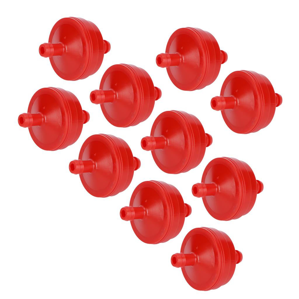 10Pcs Fuel Filter Element Replacement for Briggs Stratton 298090 298090S Lawn Mover Red
