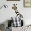 3D Cute Zebra Wall Sticker Waterproof Removable Self-Adhesive for Living Room Bedroom Home Decor
