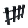 4 Slot Fishing Rod Mounting Brackets Adjustable Fishing Poles Rack With Storage Space For Truck Canoes Dock Or Pontoons