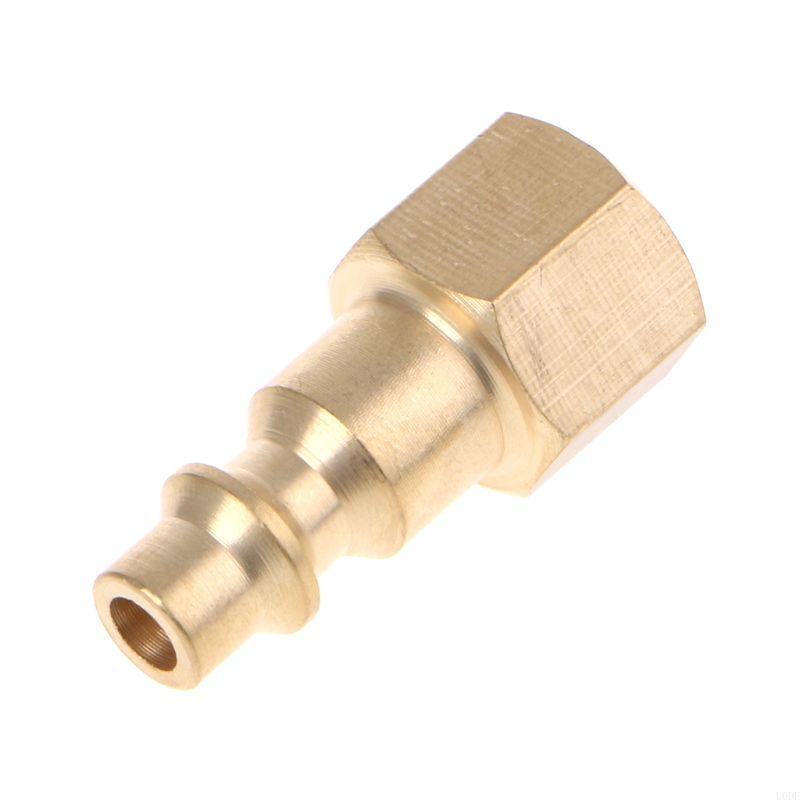 Brass 1/4" NPT Quick Connector Air Hose Fittings Air Compressor Coupler