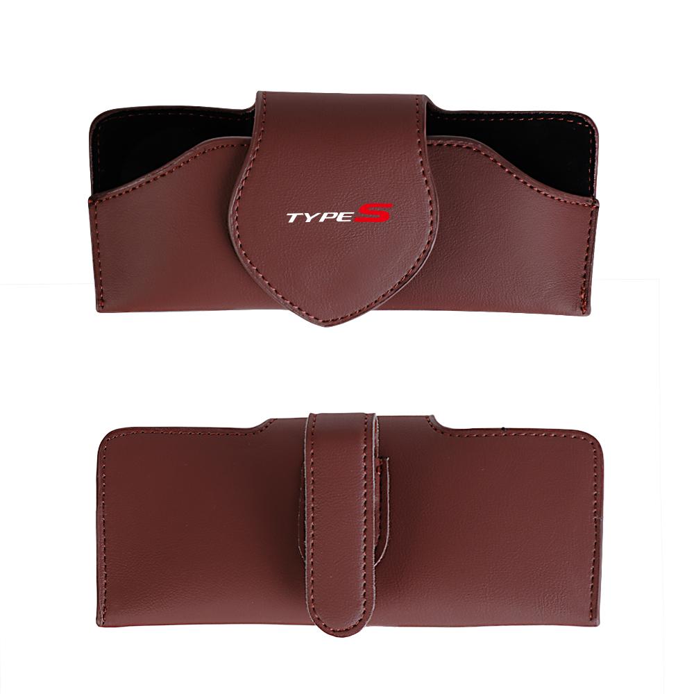 Sun Visor Sunglasses Storage Box Car Interior Accessories For Honda Fit Civic CRV Hrv Jazz CITY Accord CR-Z VTEC Vezel