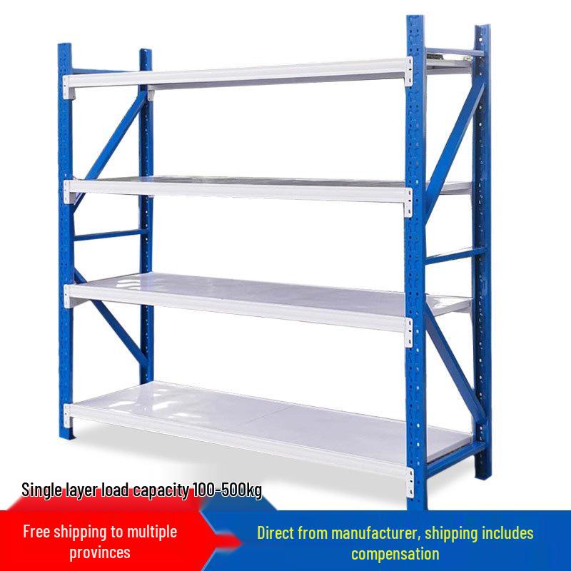 Adjustable Multi-layer Iron Shelving Rack for Storage and Display - Light to Heavy Duty