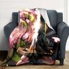 1Pc Owl Warrior Blanket For Couch Bed Plush Cozy Fuzzy Blanket Super Soft Warm Blankets For Fall And Winter 0918302
