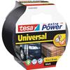 Ruban Adhésif - Tesa - Extra Power - 50 Mm X 10 M - Noir - Renforcé En Tissu - Multi-usages