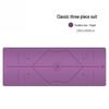 Oeny Yoga and Fitness Mat with Alignment Lines