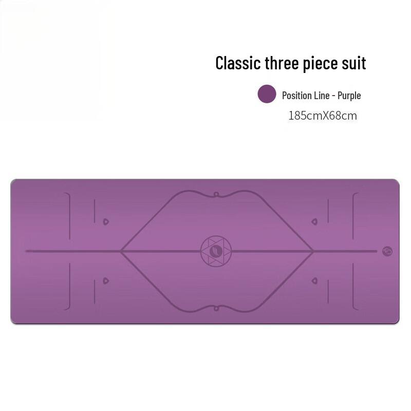 Oeny Yoga and Fitness Mat with Alignment Lines