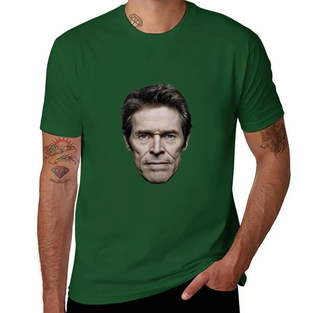 Willem Dafoe Is a British Actor Who Plays Willem Dafoe T-Shirt Customs Cute Clothes Big and Tall T Shirts for Men