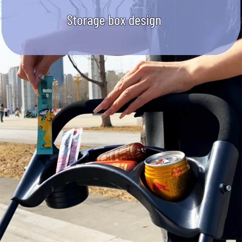 Lightweight Folding Pet Stroller for Cats & Small Dogs