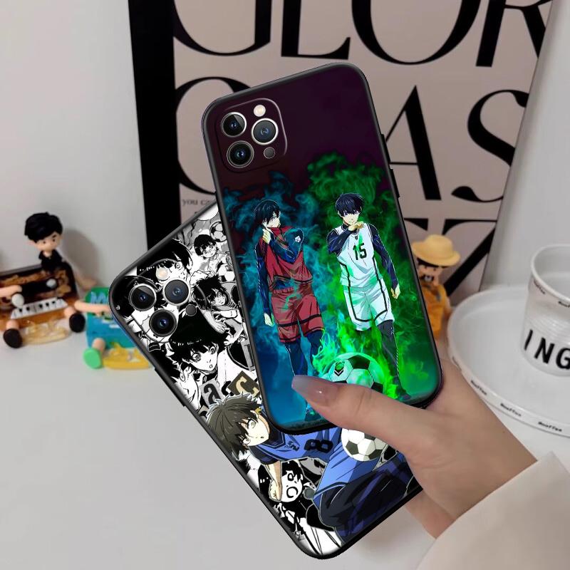 Football Blue Lock Phone Case for OPPO A40 A60 A80 A15 A16 A16K A12 A17 A17K A54 A54S A53 A53S A55 A56 A57 A98 F23