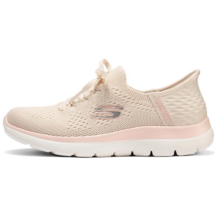 Skechers Sport Womens Comfortable Breathable Low-Top Casual Shoes Women sneakers Light-Pink 150250-NTPK 35.5