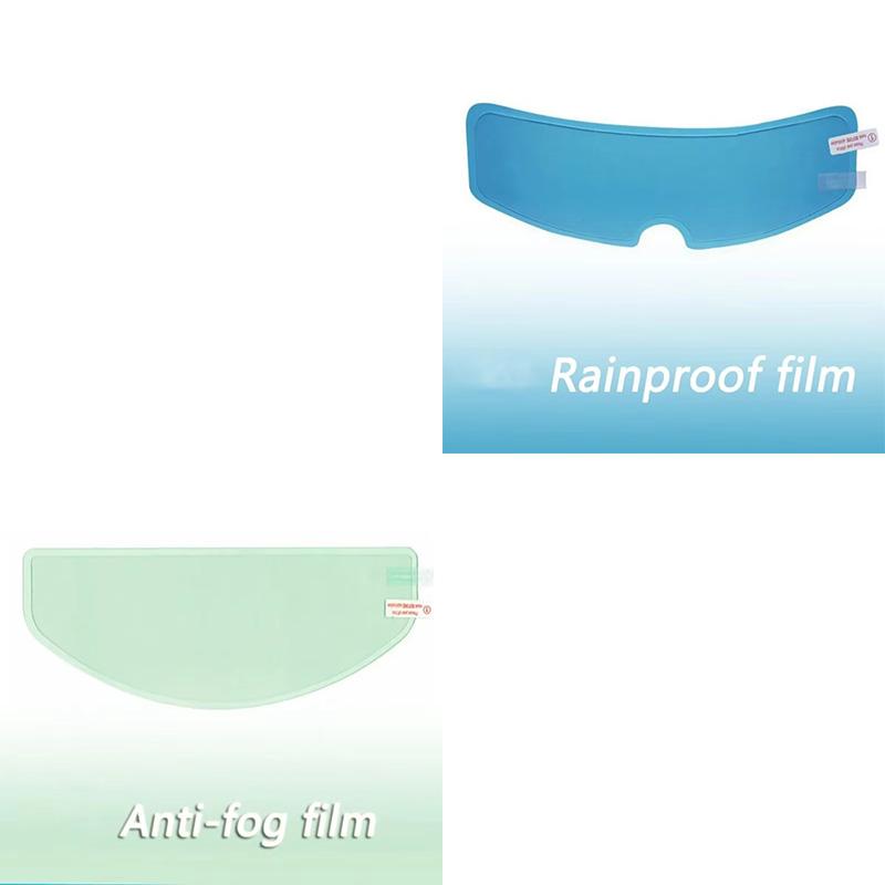 1/2pc Moto Helmet Anti-fog Film Rainproof Visor Helmet Membrane Universal Motorcycle Electric Helmet Waterproof Anti-fog GogglesSpeed Sensors 6