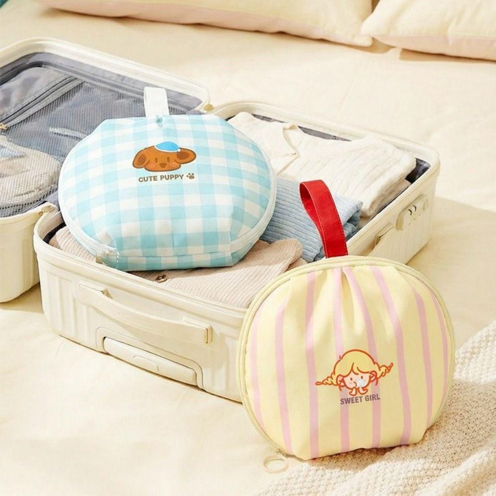 Cartoon Underwear Storage Bag Handheld Lingerie Pouch Portable Intimates Organizer  Travel