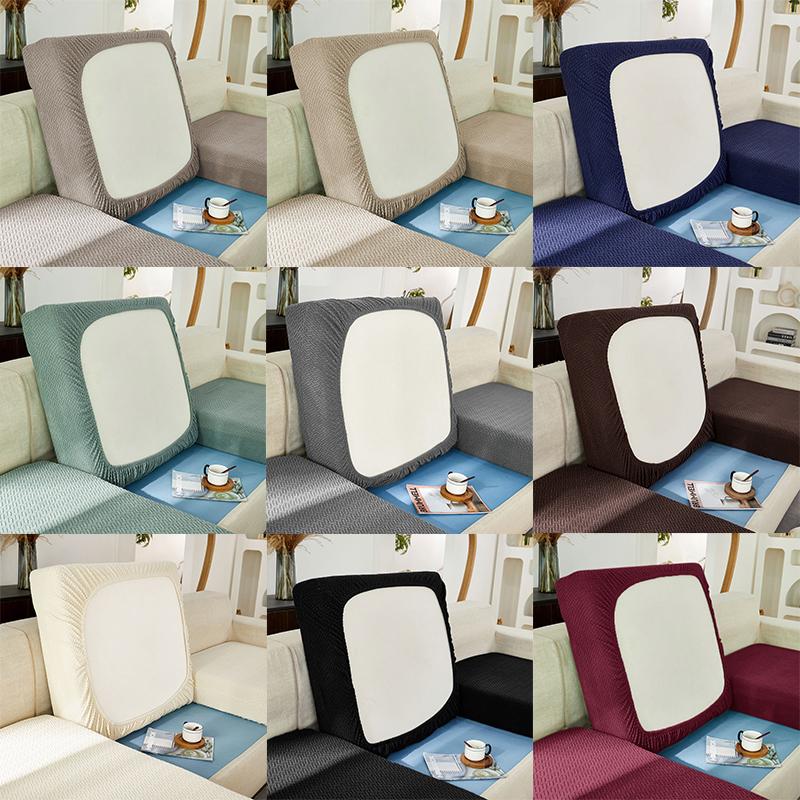 Jacquard Sofa Seat Cushion Covers Elastic Sofa Cover For Living Room Couch Plaid Sofas Cover Sofa Slipcovers For Home Hotel