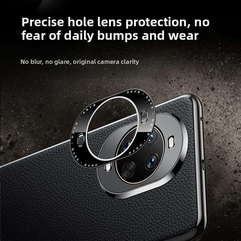 Hard Cover For HUAWEI NOVA 14 15 Ultra luxury Lens protection Nature Leather shockproof Plating Phone Back Case