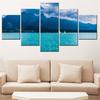 5 Pieces Canvas Wall Arts Landscape Poster Painting Nature Lake Thun Mountains Wallpaper Home Decor nterior Picture Printing I