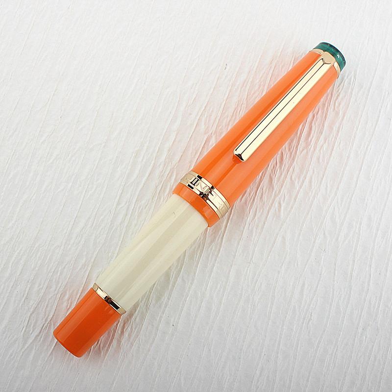 jinhao 82 mini Acrylic Smooth writing ink pens Wooden bronze office business signature school supplies students fountain pen
