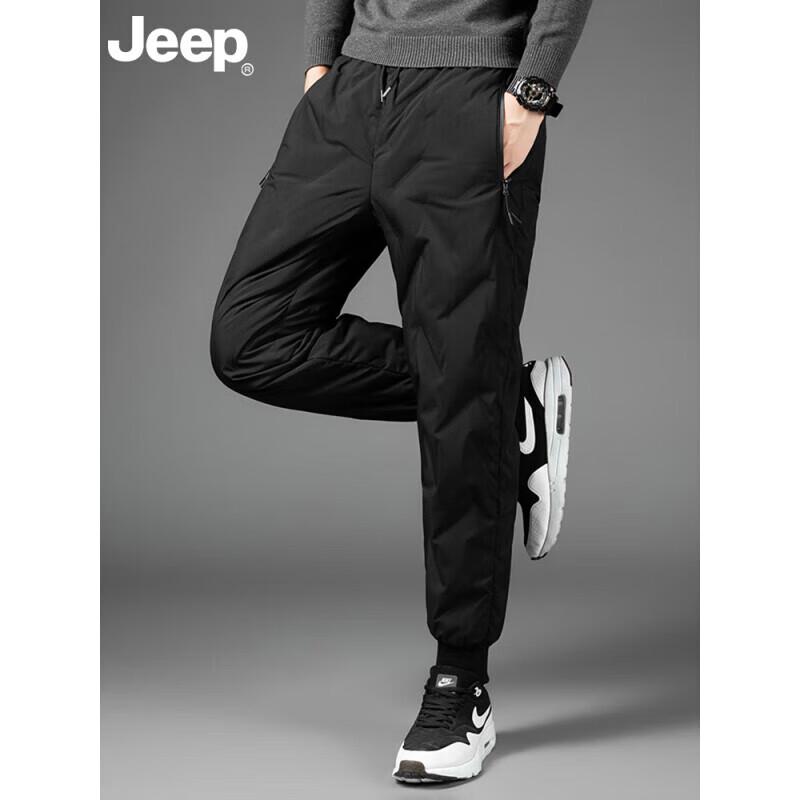 JEEP SPIRIT Men's Thermal Fleece-Lined Jogger Pants